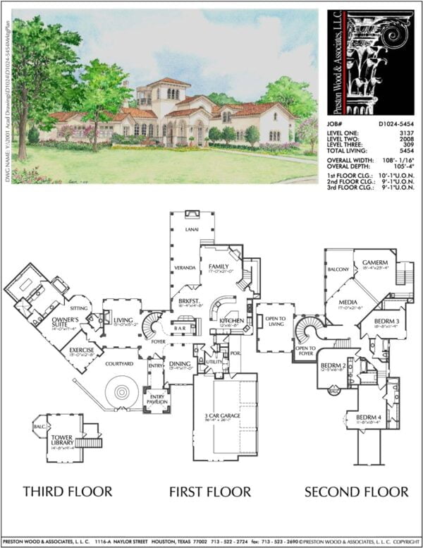 Two Story Home Plan D1024