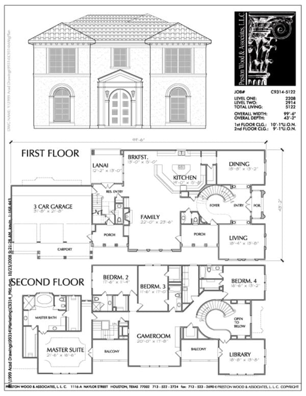 Urban House Plan C9314