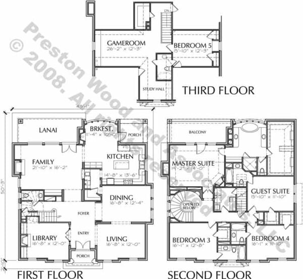 Colonial Home Plan C9250