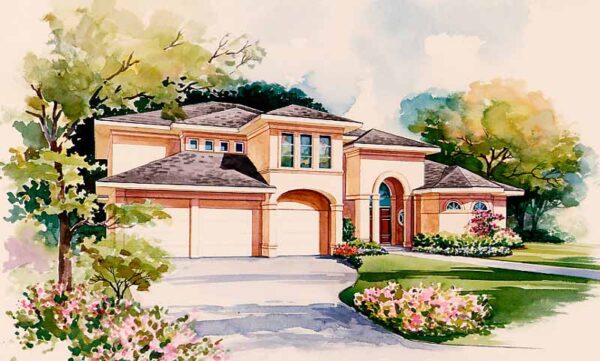 Two story House Plan C7162
