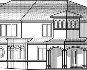 Two Story House Plan C8135