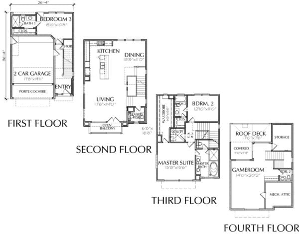 Townhouse Plan E2024 B1.2