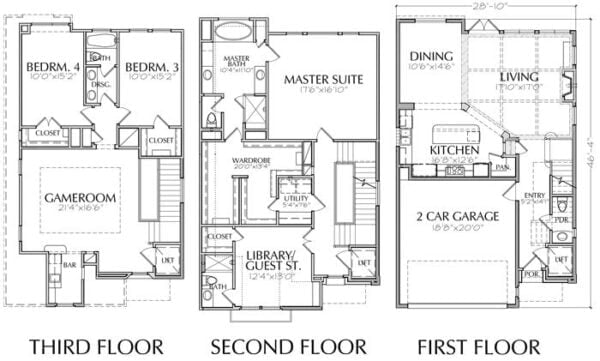 Townhouse Plan D9095 A2