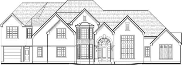 Two Story House Plan C9253