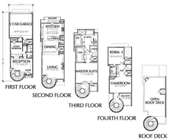 Townhouse Plan E1203 MARBELLA LOT4