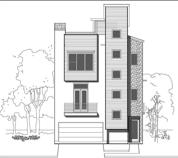 Townhouse Plan E3079 A1.1