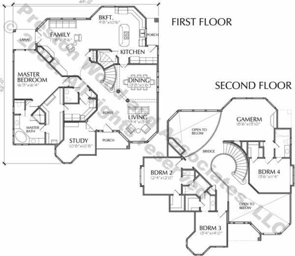 Traditional Style House Plan C4291