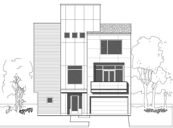 Townhouse Plan E1226 A