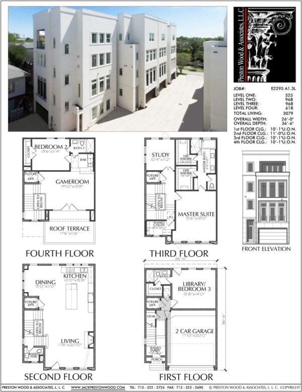 Townhouse Plan E2295 A1.3