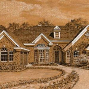 1 1/2 Story Home Plan C3132