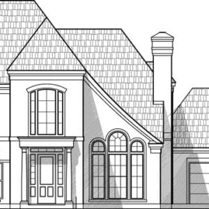 Two Story House Plan C6128