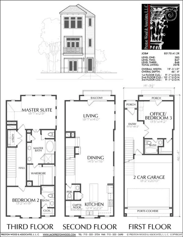 Townhouse Plan E0170 A1.2