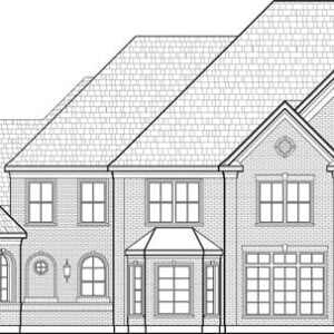 Two Story House Plan C7288