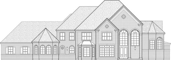 Two Story House Plan C7288