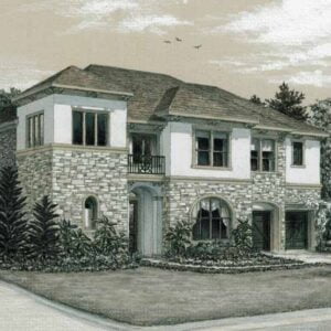 Patio Home Plan aD6163 Af