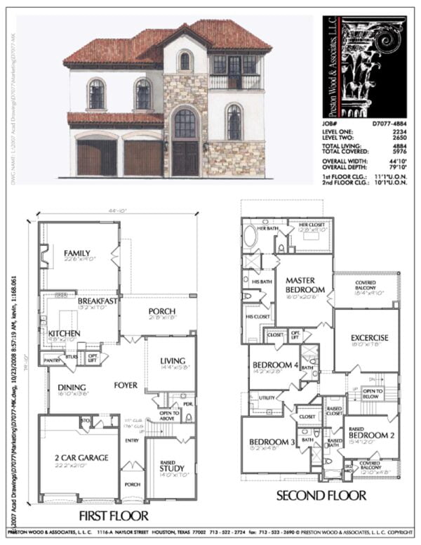 Urban House Plan D7077