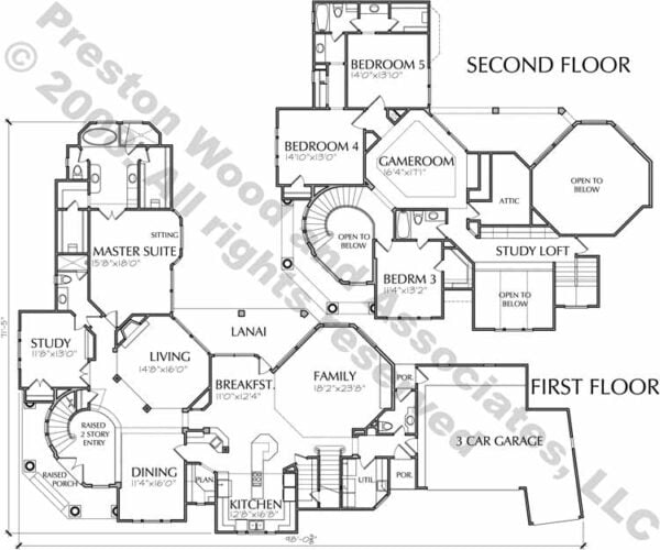 Two Story Home Plan bD0234