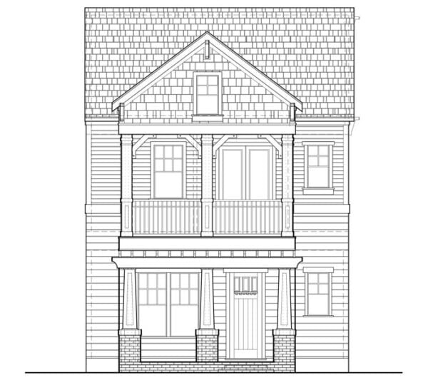 Townhouse Plan E2300 A2.2