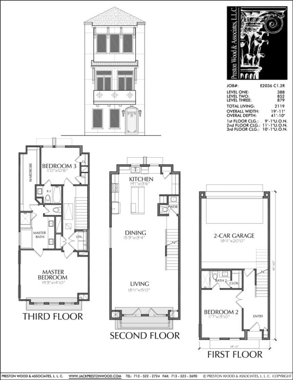 Townhouse Plan E2036 C1.2