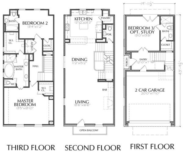 Townhouse Plan E0116 B1.2