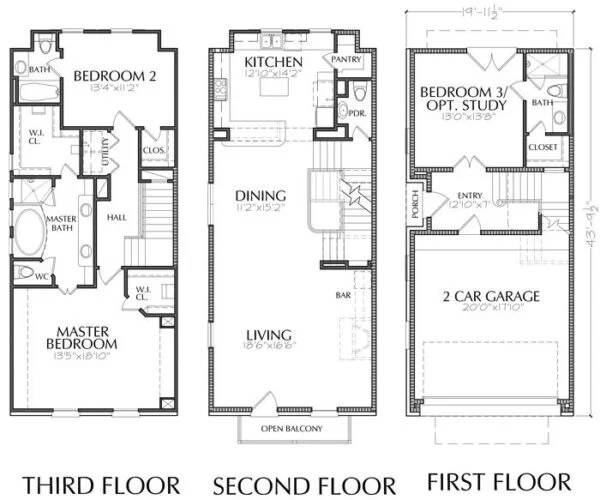 Townhouse Plan E0116 B1.2