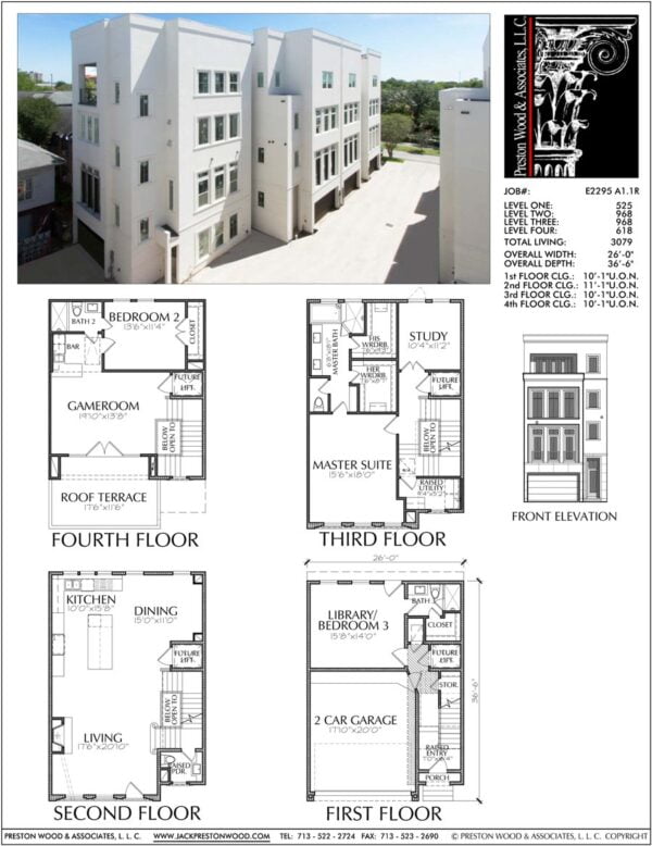Townhouse Plan E2295 A1.1