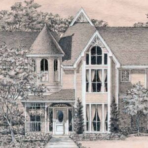 Victorian Style House Plan 82-2003