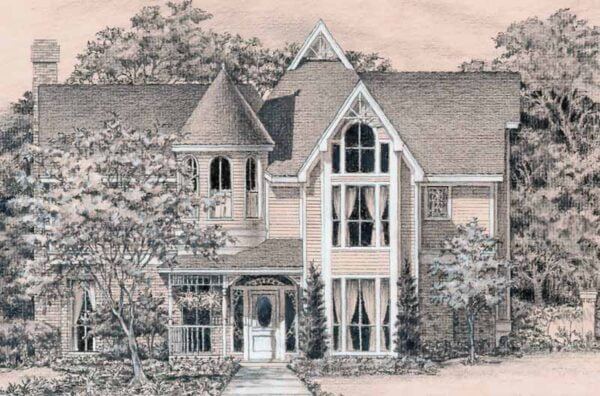 Victorian Style House Plan 82-2003