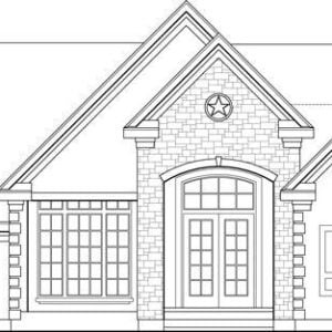 One Story House Plan C9027