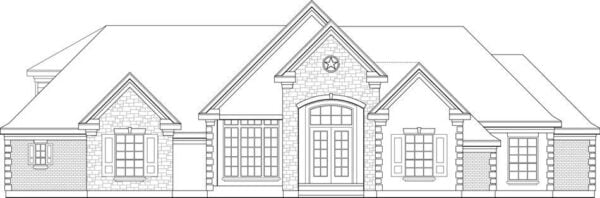 One Story House Plan C9027