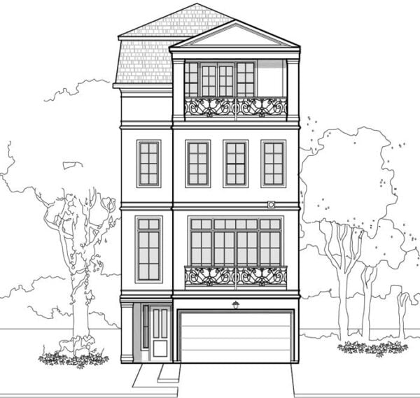 Townhouse Plan E6022