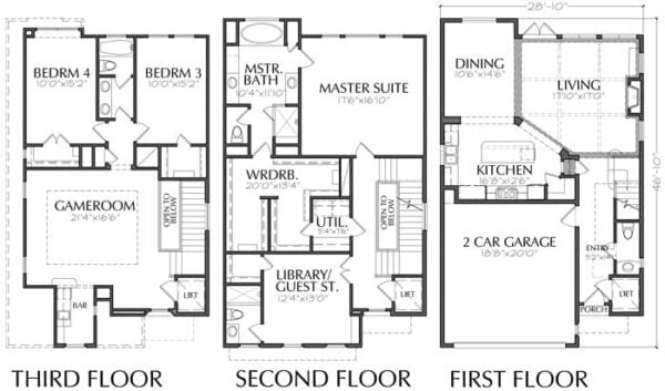 Townhouse Plan D9095 A3