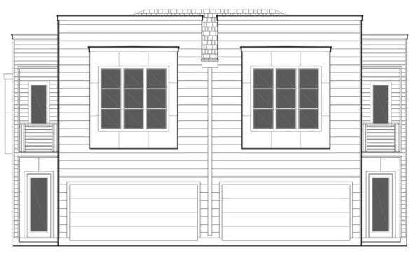 Duplex Townhouse Plan E2136 A1.2