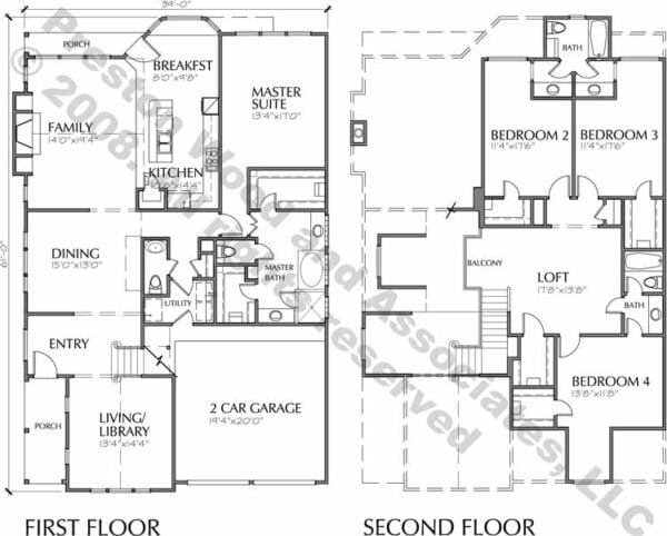 Urban House Plan C6045 A