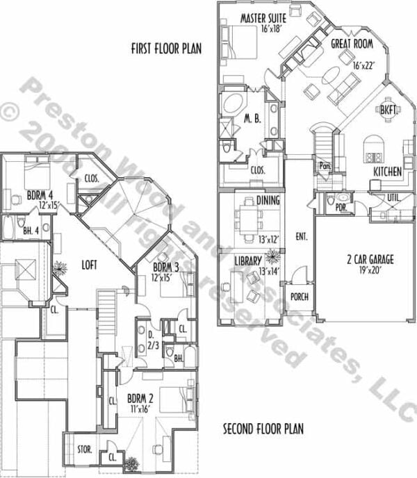 Patio Home Plan C6117