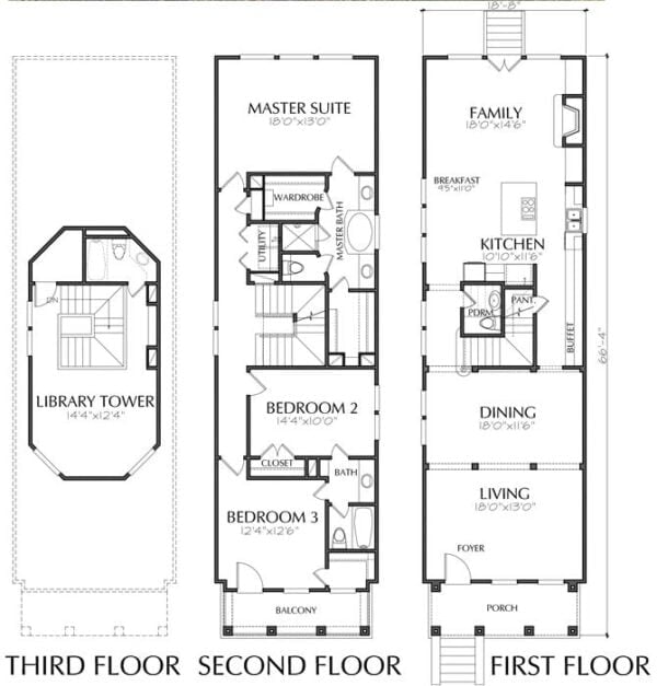 Urban House Plan C9055