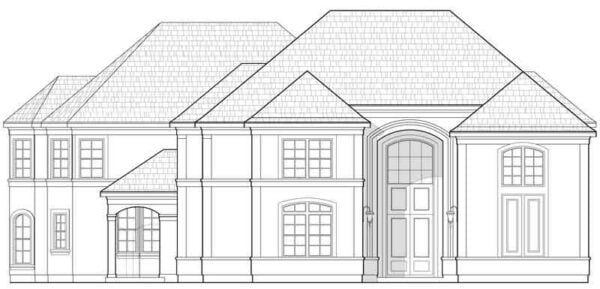 Two Story House Plan C9119