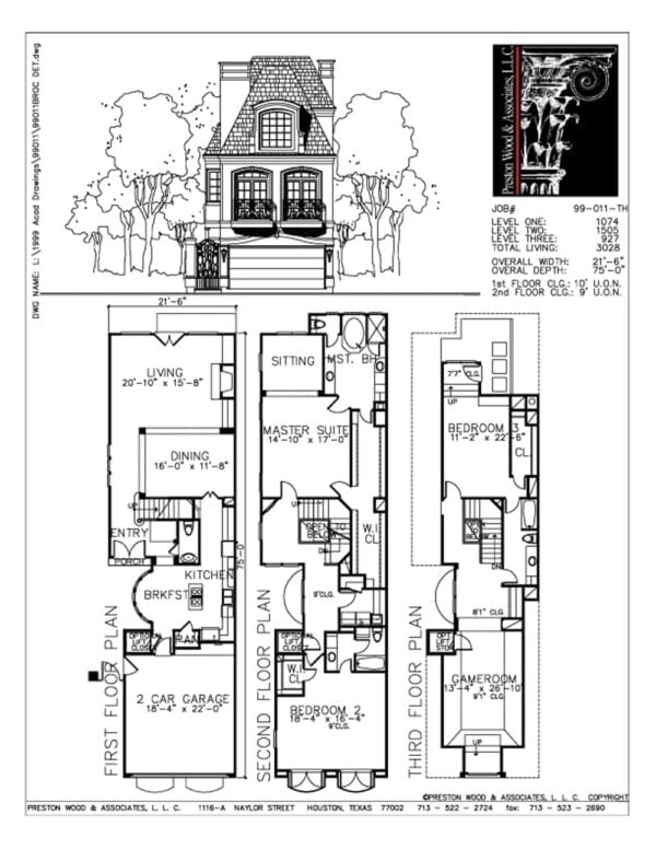 Townhouse Plan C9011