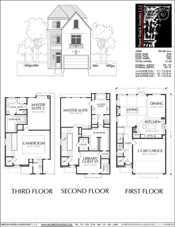 Townhouse Plan E0108 A4.4