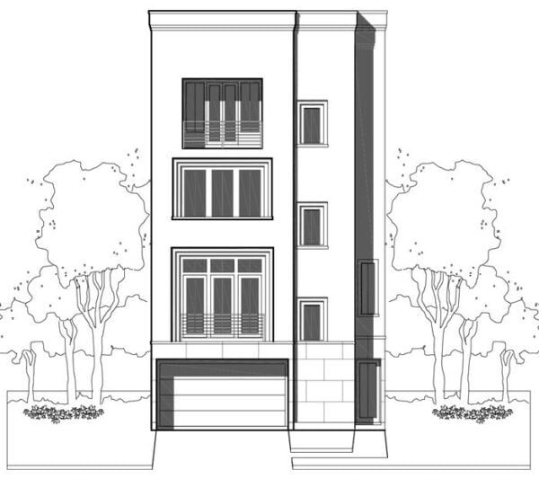 Townhouse Plan E2295 B1.1