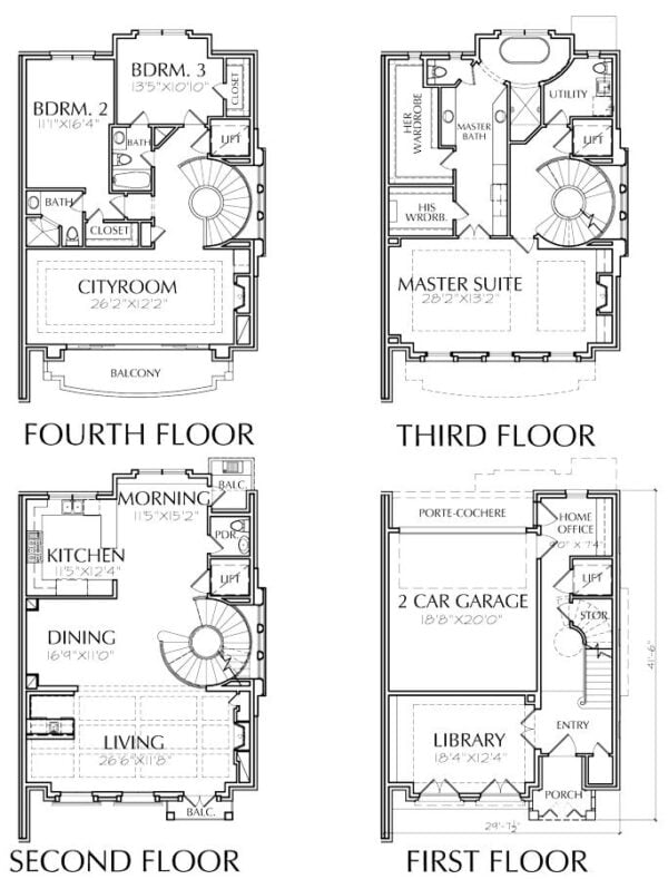 Townhouse Plan E2023 Lot 1