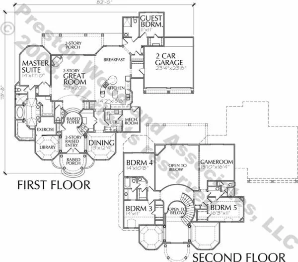 Two Story House Plan D3081