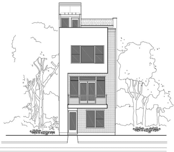 Townhouse Plan E2160 A1.1