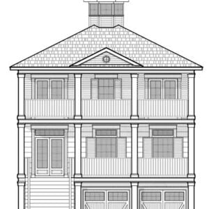 Coastal Style House Plan D8150