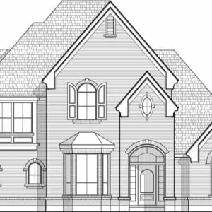 Two Story House Plan C5056