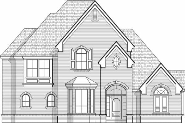 Two Story House Plan C5056
