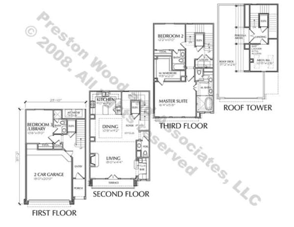 Townhouse Plan D6062 B