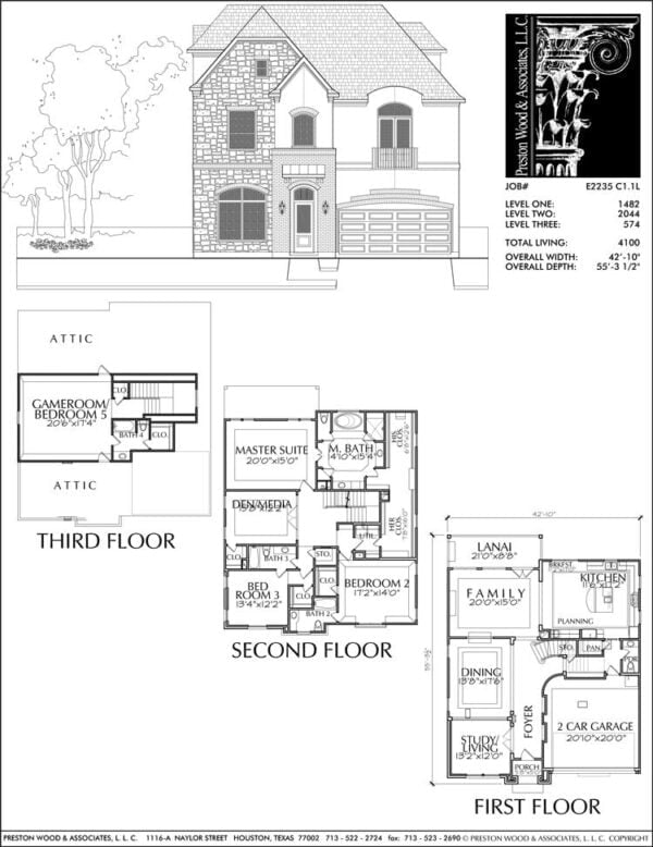 Urban House Plan E2235 C1.1