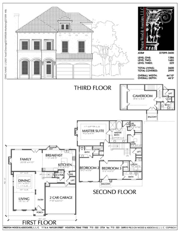 Urban House Plan D7099