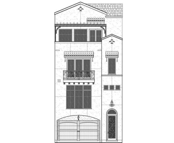 Townhouse Plan E1108 Lot 2